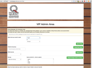 VIP App Quest Coffee